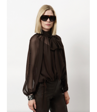 Dante 6 Sonia Boho Blouse Espresso Brown