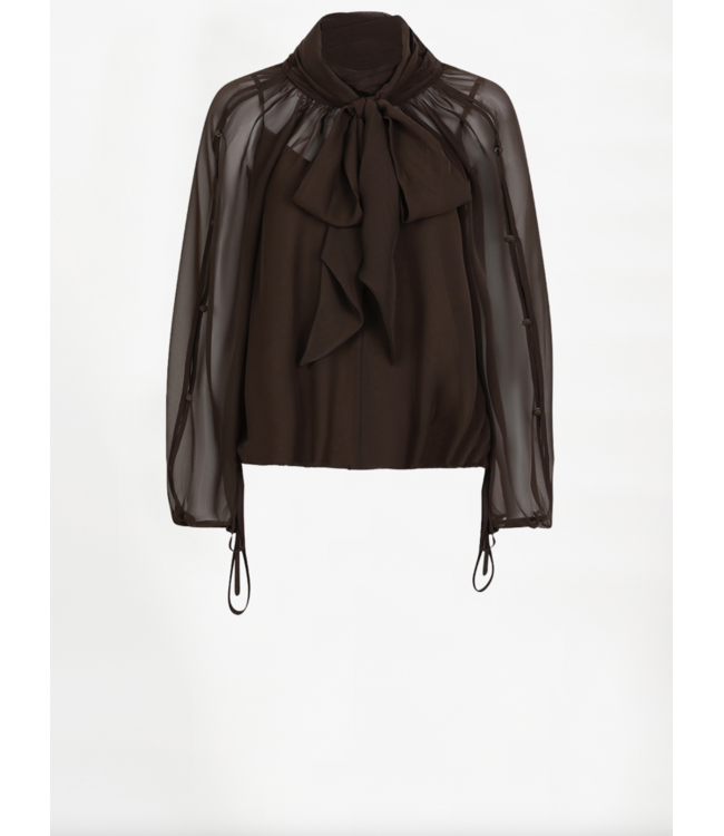 Dante 6 Sonia Boho Blouse Espresso Brown