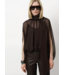 Dante 6 Sonia Boho Blouse Espresso Brown