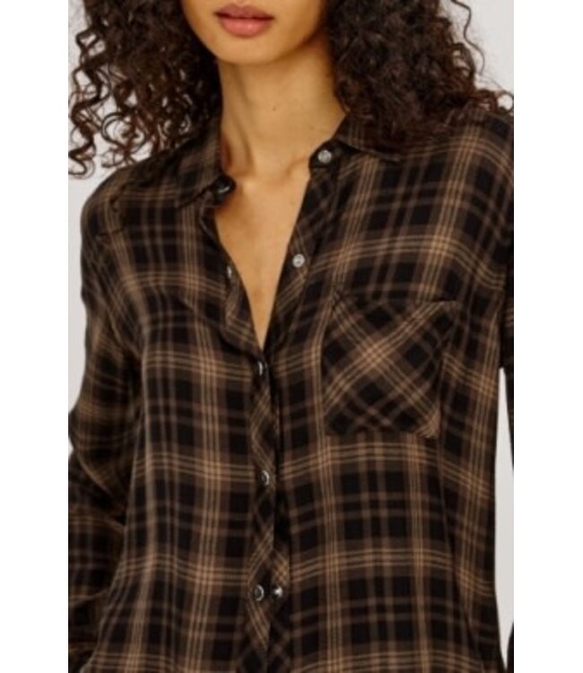 Rails Hunter Blouse Almond Black
