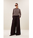 By Bar Sally Stripe Pullover Burgundy Crush