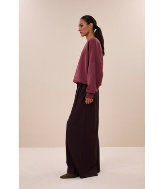 By Bar malyn logo sweater burgundy crush