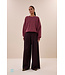 By Bar malyn logo sweater burgundy crush
