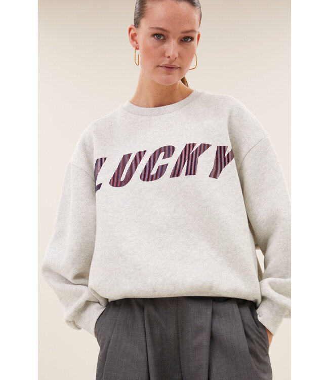 By Bar lili speed sweater light grey melee