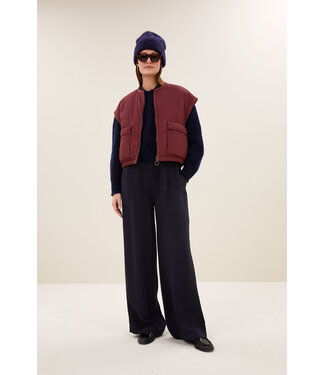 By Bar gio sleeveless jacket wine