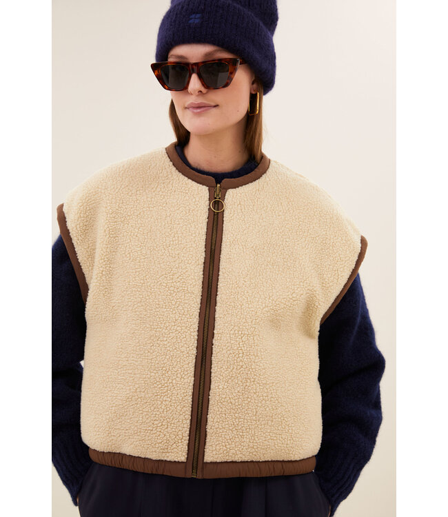 By Bar gio sleeveless jacket hazel