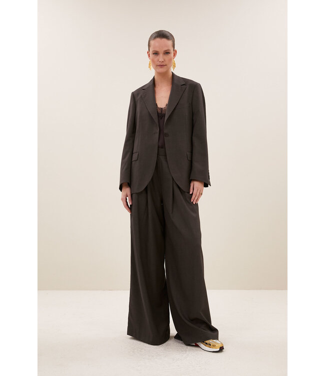 By Bar mikkel blazer dark brown