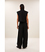 By Bar bobi herringbone gilet black