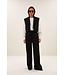 By Bar bobi herringbone gilet black