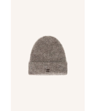 By Bar logo norton beanie dark biscuit ONE SIZE