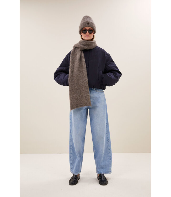 By Bar leah norton scarf dark biscuit ONE SIZE