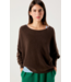 American Vintage Damsville Sweater Brown Melange