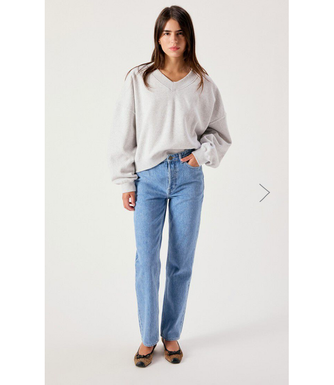 American Vintage Baptown Sweater Gris Chine