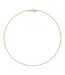 Betty Bogaers twisted Necklace Gold 50CM