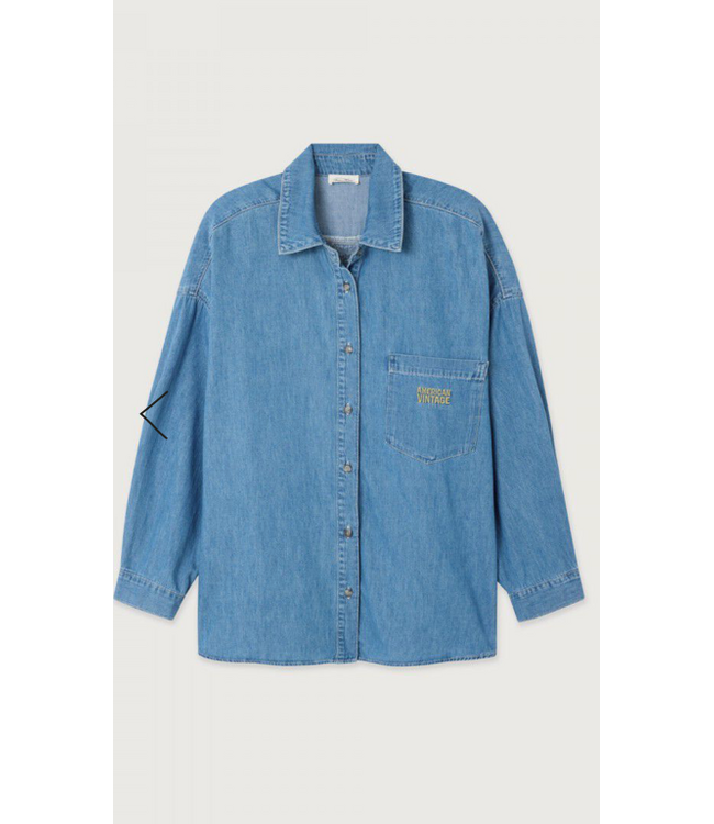 American Vintage Izeway Blouse Medium Blue