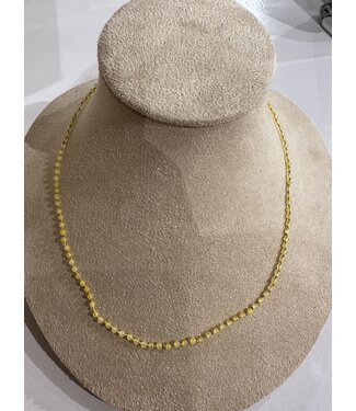 Betty Bogaers Copy of Blue Stones Necklace Gold