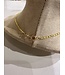 Betty Bogaers Yellow Stones Necklace Gold