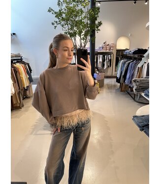 8PM Rose-A Sweatshirt Taupe