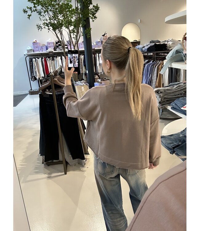 8PM Rose-A Sweatshirt Taupe