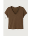 American Vintage Sonoma T-shirt V-Neck Vintage Chestnut
