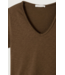 American Vintage Sonoma T-shirt V-Neck Vintage Chestnut