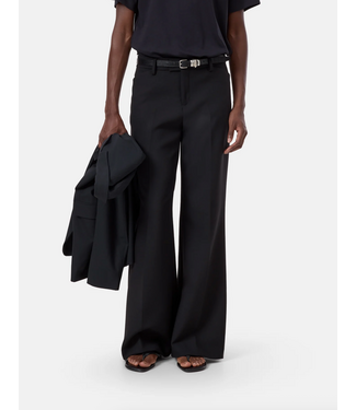 Closed Flye Flared Pants Black