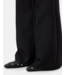 Closed Flye Flared Pants Black