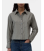 Closed Cropped Oversized shirt Juniper Green