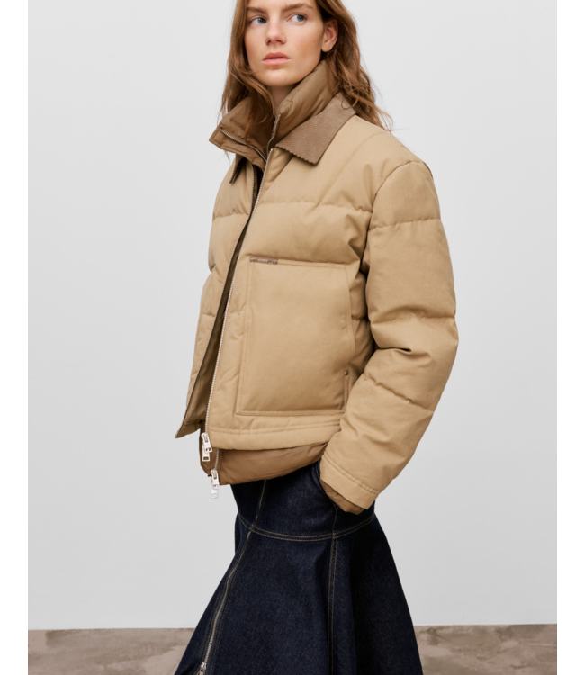 Closed Worker Puffer Jacket Wheat Beige