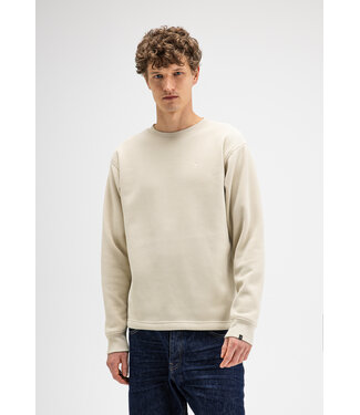 Butcher of Blue Flux heavy waffle sweater beige grey