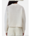 Closed Cewneck woll Pullover Ivory