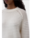 Closed Cewneck woll Pullover Ivory