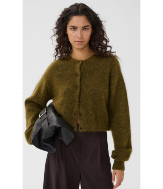 Gestuz GZdebbie short cardigan plantation melange