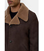 Closed Shearling Jacket Espresso Brown