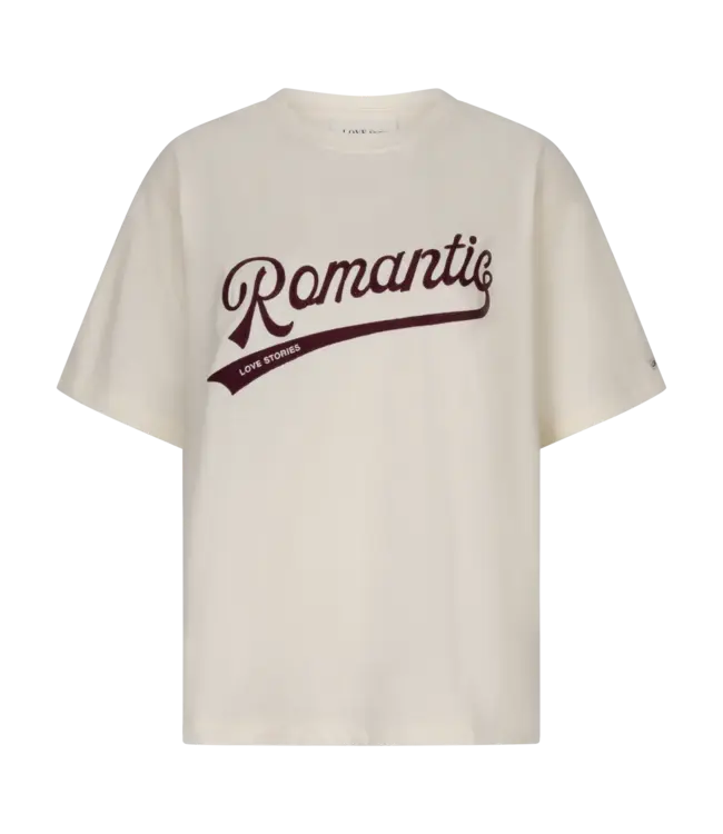 Love Stories Josie Shirt White roamntic embrioderd