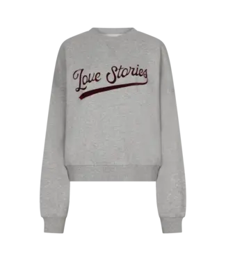Love Stories sloane sweater light grey love stories