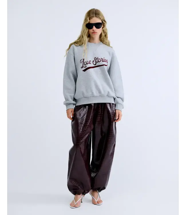 Love Stories sloane sweater light grey love stories
