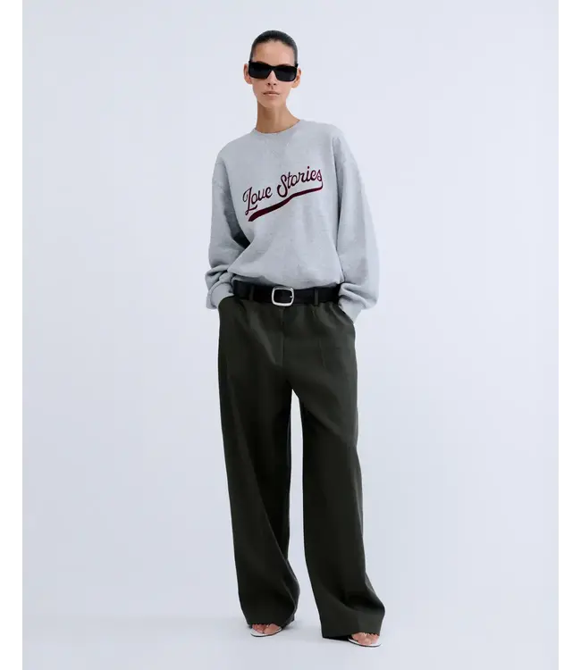 Love Stories sloane sweater light grey love stories