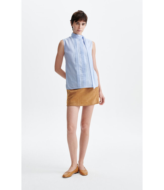 Vanessa Bruno hilly blouse top sky blue