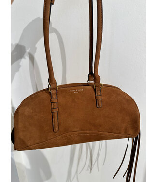satchel bag honey yellow suede leather
