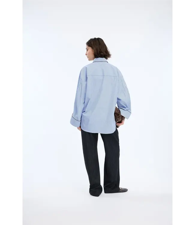 Munthe voyage blouse blue stripe