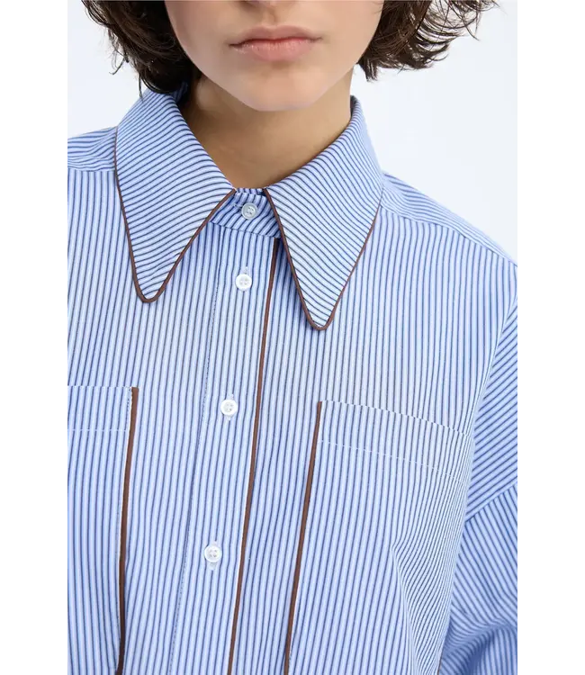 Munthe voyage blouse blue stripe