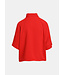 Essentiel Antwerp kassie neck tie top bright red