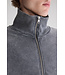 Bellerose Fabro washed black blue half zip