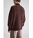 Bellerose Gaky mock neck knit coffee