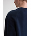 Bellerose Matt fleece crew sweater navy