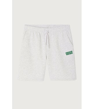 American Vintage baptown sweat short heather grey