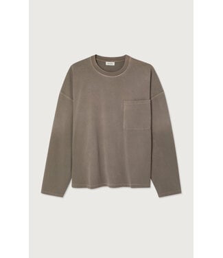 American Vintage Afoma longsleeve shirt grisou spray