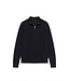 Matinique Malagoon half zip knit navy blazer