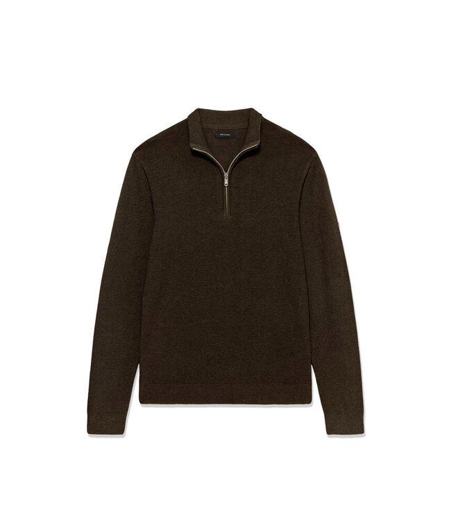 Matinique Malagoon half zip knit turkish cofee